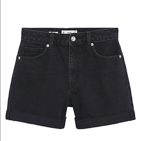 high-waisted mom fit denim shorts 🤍 - Picture 3 of 5